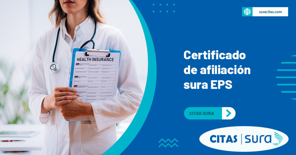 Certificado de afiliación sura EPS