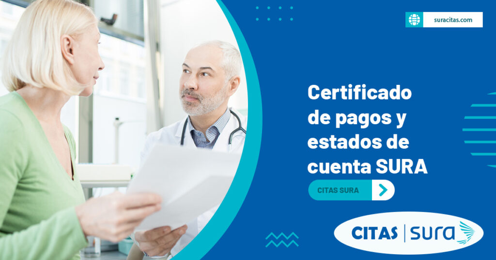 Certificado de pagos y estados de cuenta SURA EPS